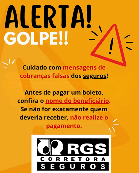 Aviso: Alerta de Golpe